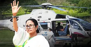 মমতার হেলিকপ্টারের সামনে আচমকা রহস্যময় ড্রোন!